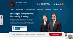 Desktop Screenshot of ksvisalaw.com